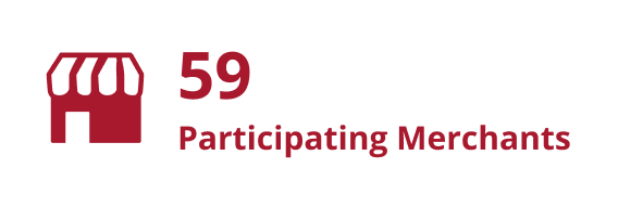 43 Participating Merchants