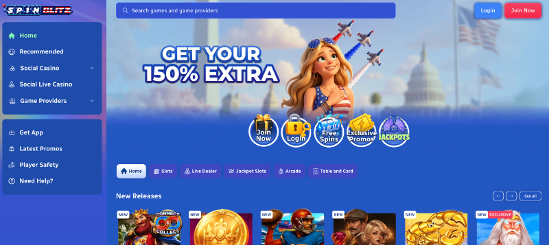 SpinBlitz offshore casinos